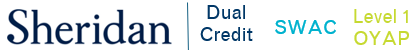 new DC logo Sheridan Dual Credit